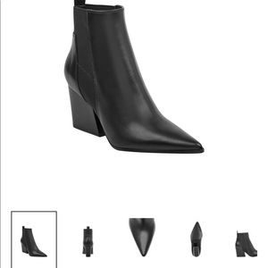NEW! Kendall and Kylie black leather boot shoe